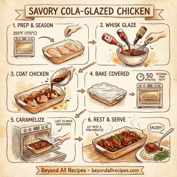 Savory Cola-Glazed Chicken instructions