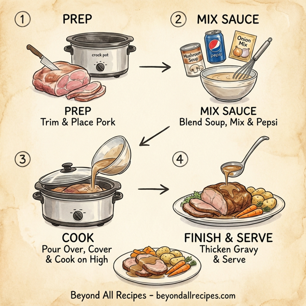 Savory Cola-Glazed Pork Roast instructions