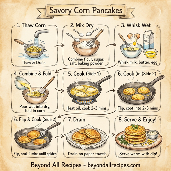 Savory Corn Pancakes instructions