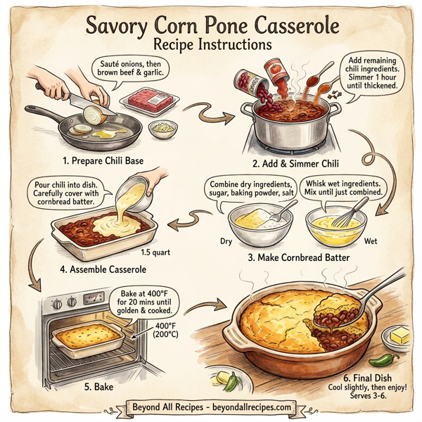 Savory Corn Pone Casserole instructions