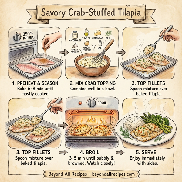 Savory Crab-Stuffed Tilapia instructions
