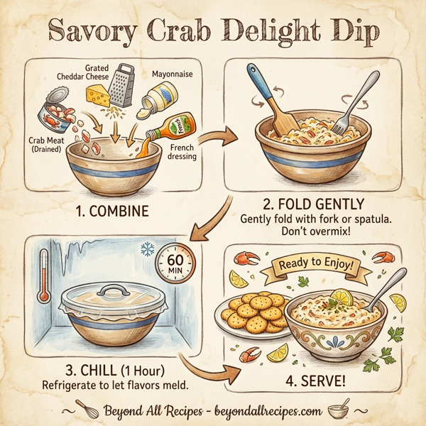 Savory Crab Delight Dip instructions