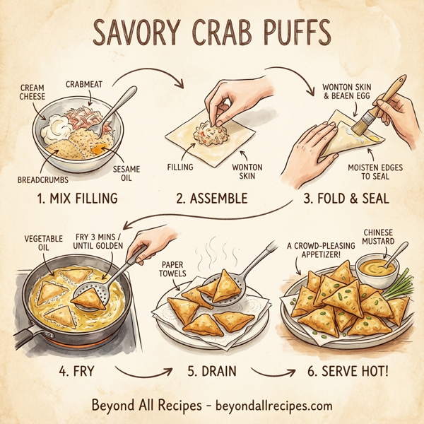 Savory Crab Puffs instructions