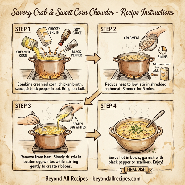 Savory Crab & Sweet Corn Chowder instructions