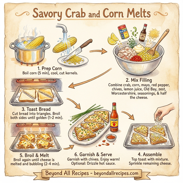 Savory Crab and Corn Melts instructions