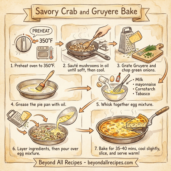 Savory Crab and Gruyere Bake instructions