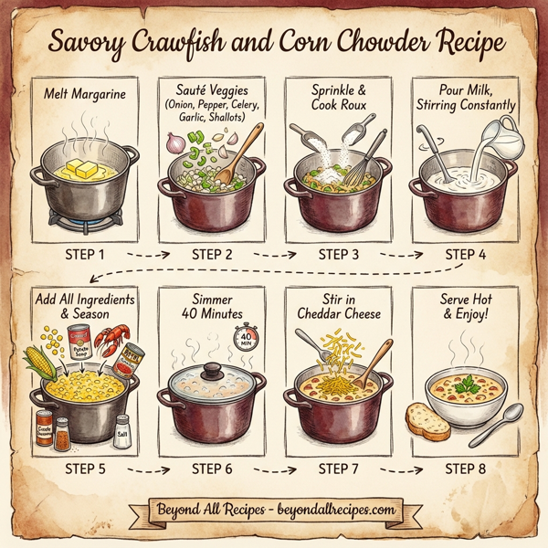 Savory Crawfish and Corn Chowder instructions