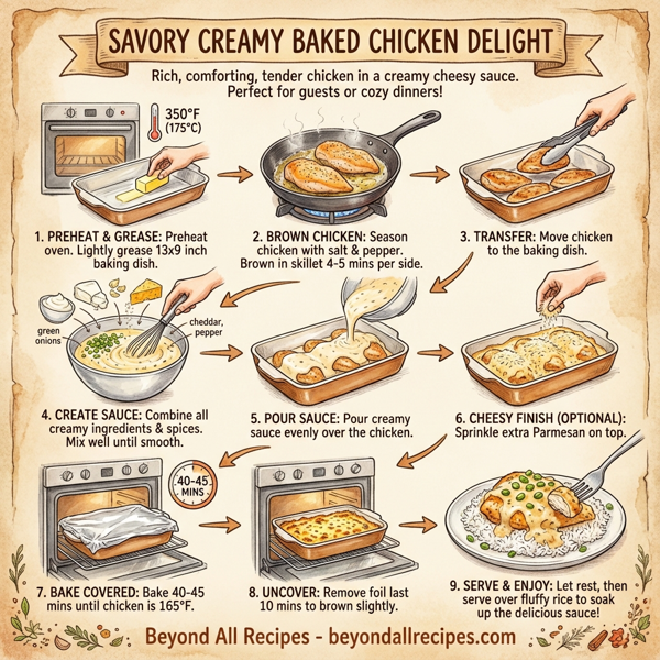 Savory Creamy Baked Chicken Delight instructions
