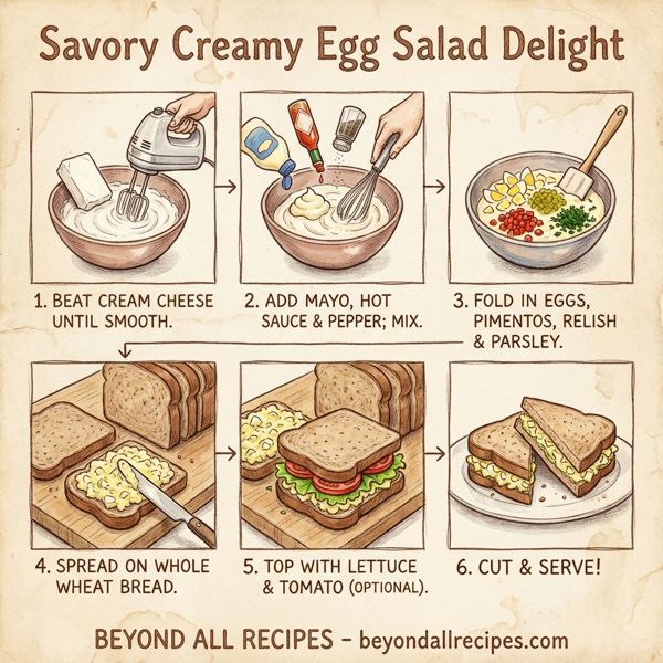 Savory Creamy Egg Salad Delight instructions
