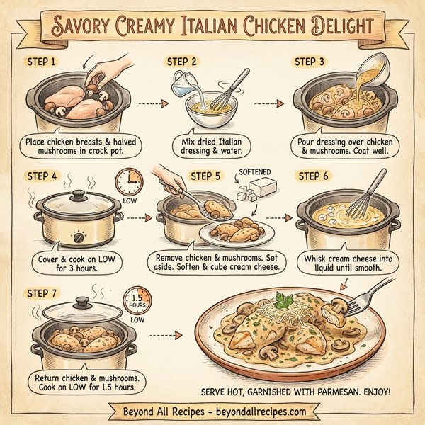 Savory Creamy Italian Chicken Delight instructions