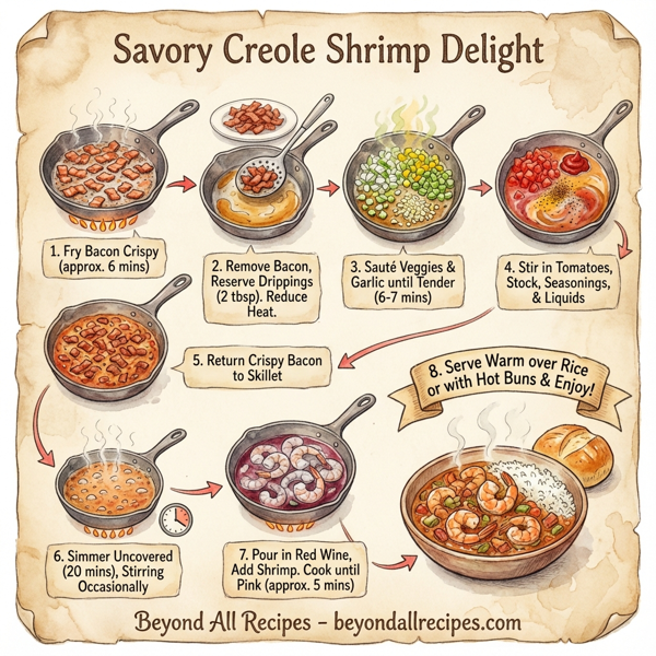Savory Creole Shrimp Delight instructions