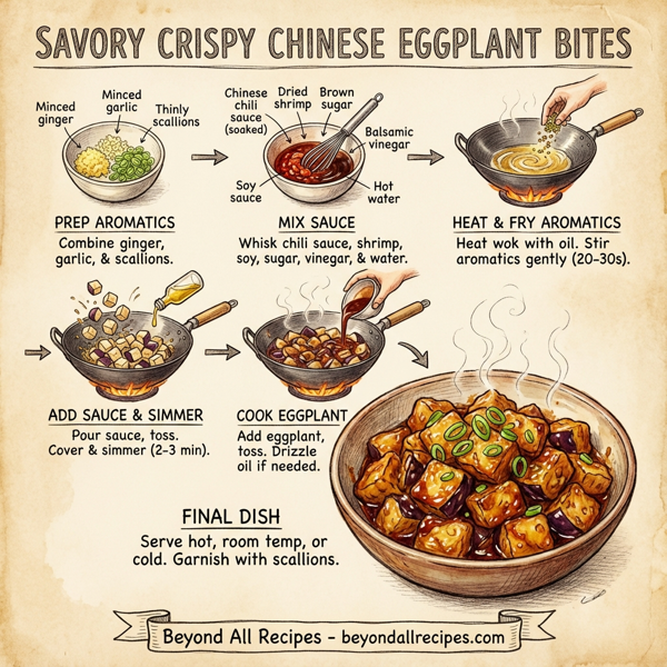 Savory Crispy Chinese Eggplant Bites instructions