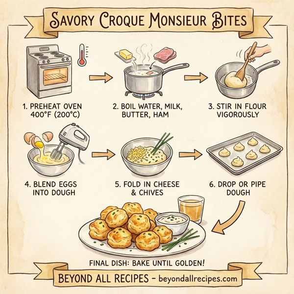 Savory Croque Monsieur Bites instructions