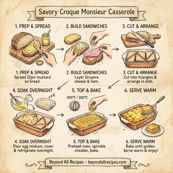 Savory Croque Monsieur Casserole instructions