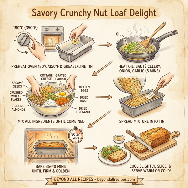 Savory Crunchy Nut Loaf Delight instructions