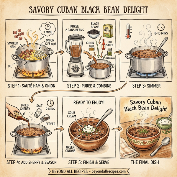 Savory Cuban Black Bean Delight instructions