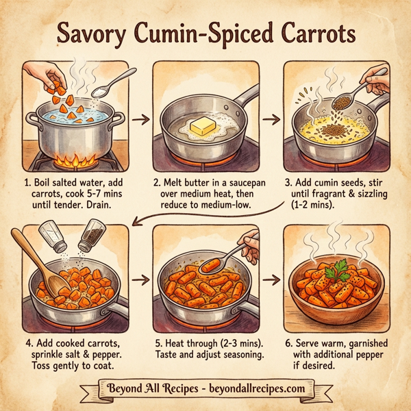 Savory Cumin-Spiced Carrots instructions