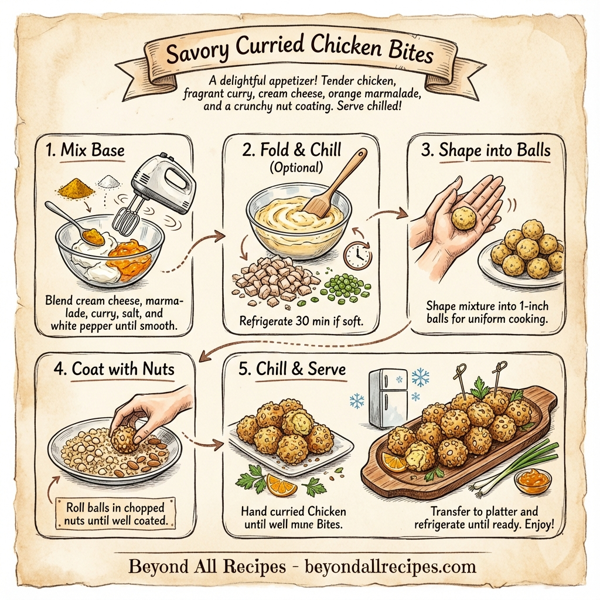 Savory Curried Chicken Bites instructions