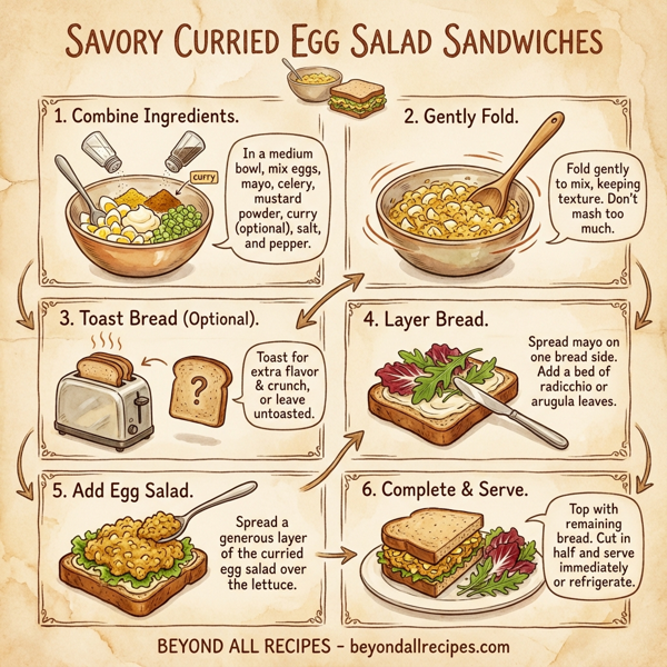 Savory Curried Egg Salad Sandwiches instructions