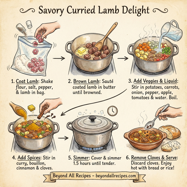 Savory Curried Lamb Delight instructions
