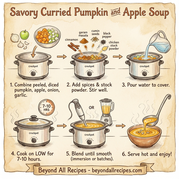 Savory Curried Pumpkin and Apple Soup instructions