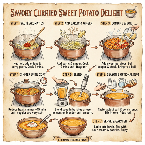 Savory Curried Sweet Potato Delight instructions