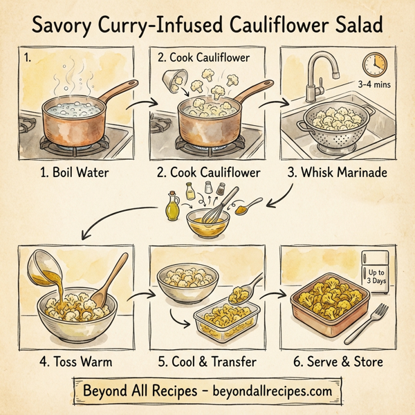 Savory Curry-Infused Cauliflower Salad instructions