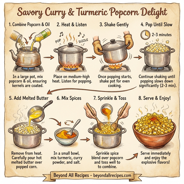 Savory Curry & Turmeric Popcorn Delight instructions