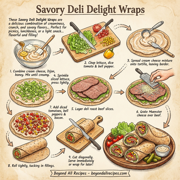 Savory Deli Delight Wraps instructions