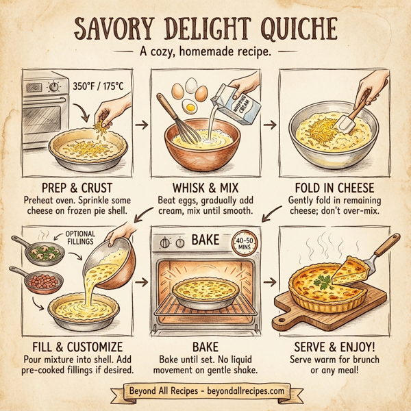 Savory Delight Quiche instructions
