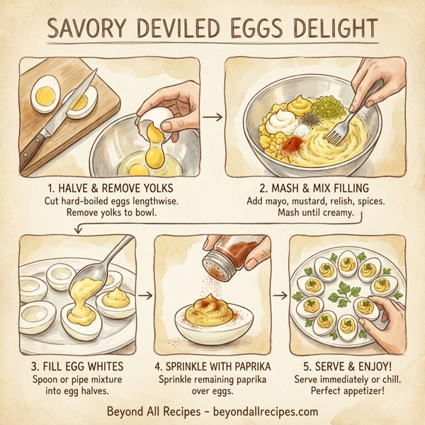 Savory Deviled Eggs Delight instructions