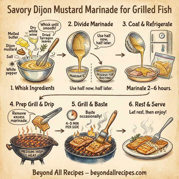 Savory Dijon Mustard Marinade for Grilled Fish instructions