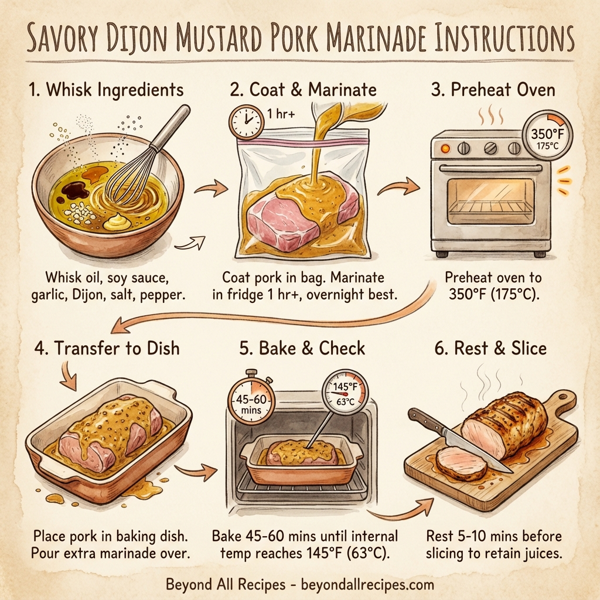 Savory Dijon Mustard Pork Marinade instructions