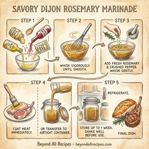Savory Dijon Rosemary Marinade instructions