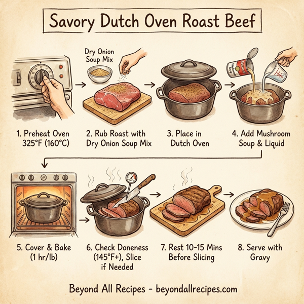Savory Dutch Oven Roast Beef instructions