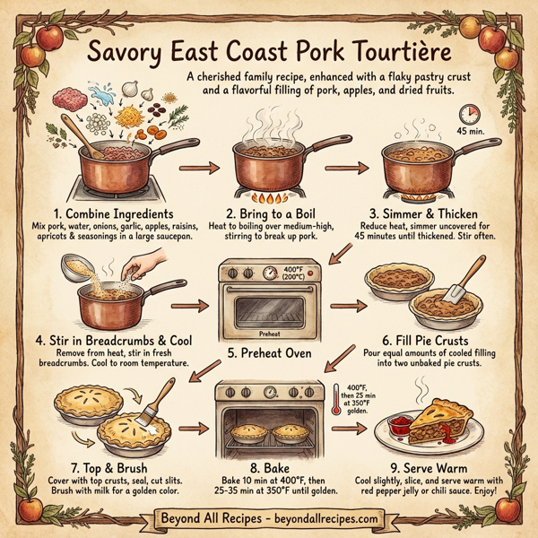 Savory East Coast Pork Tourtière instructions