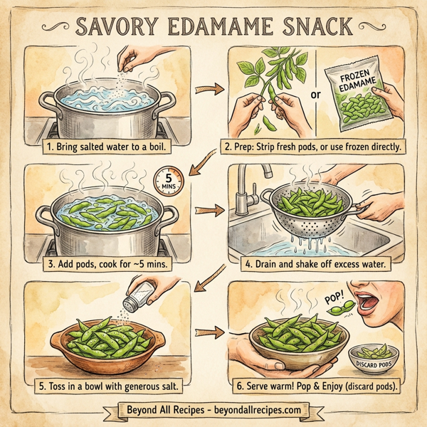Savory Edamame Snack instructions