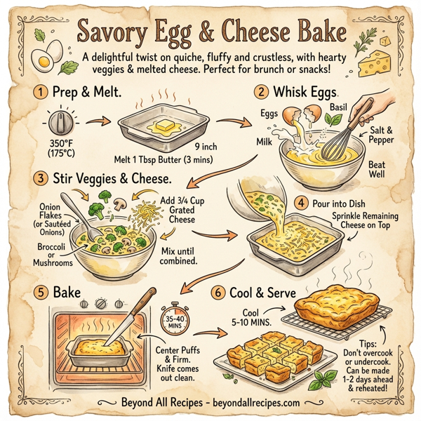 Savory Egg & Cheese Bake instructions