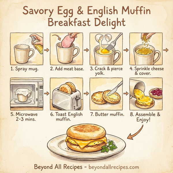 Savory Egg & English Muffin Breakfast Delight instructions
