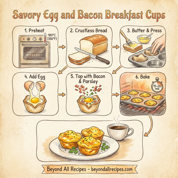 Savory Egg and Bacon Breakfast Cups instructions