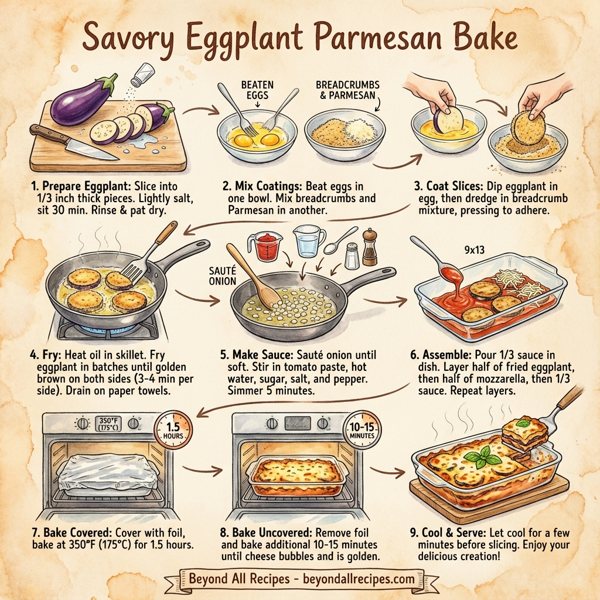 Savory Eggplant Parmesan Bake instructions