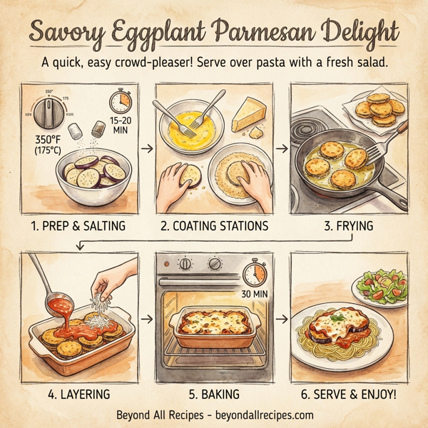 Savory Eggplant Parmesan Delight instructions
