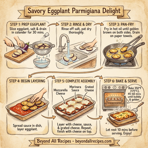 Savory Eggplant Parmigiana Delight instructions