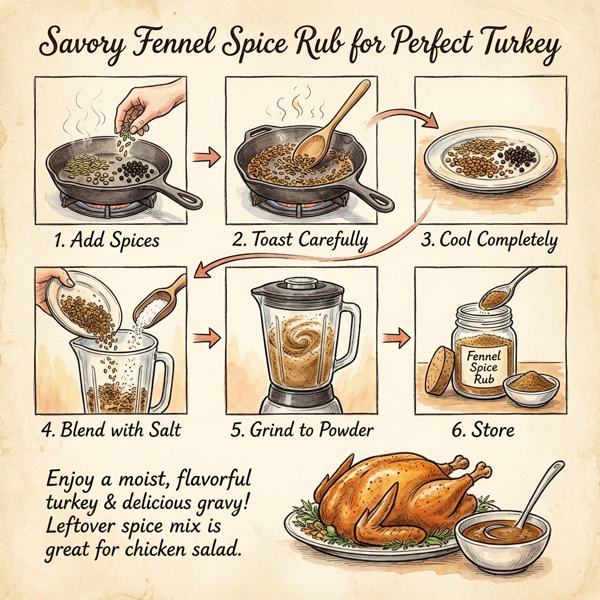 Savory Fennel Spice Rub for Perfect Turkey instructions