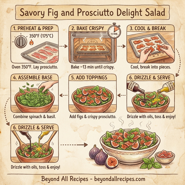 Savory Fig and Prosciutto Delight Salad instructions