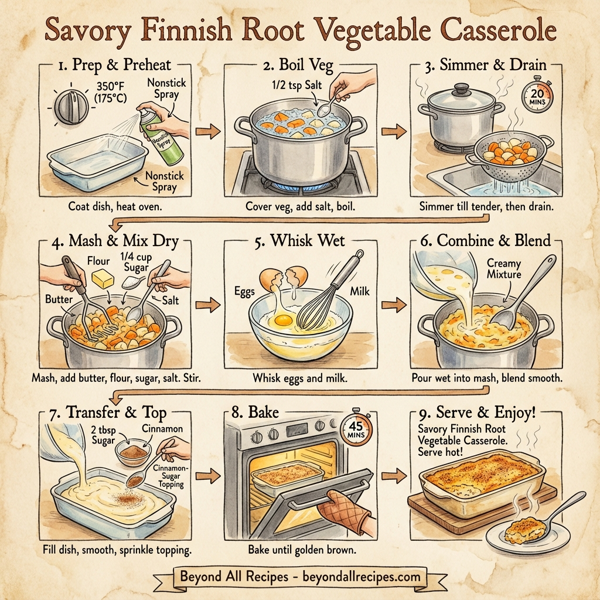 Savory Finnish Root Vegetable Casserole instructions