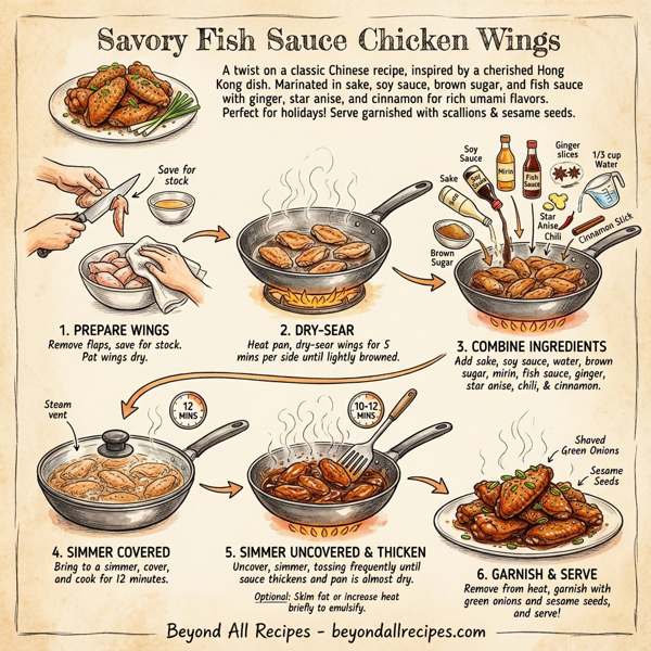Savory Fish Sauce Chicken Wings instructions