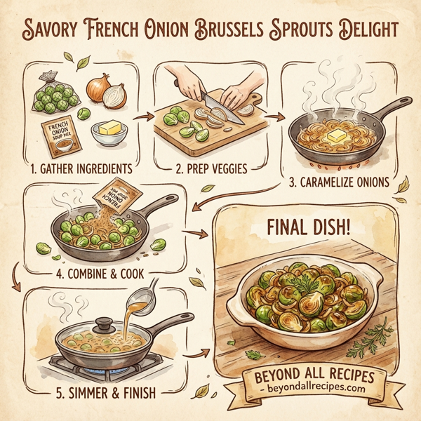 Savory French Onion Brussels Sprouts Delight instructions