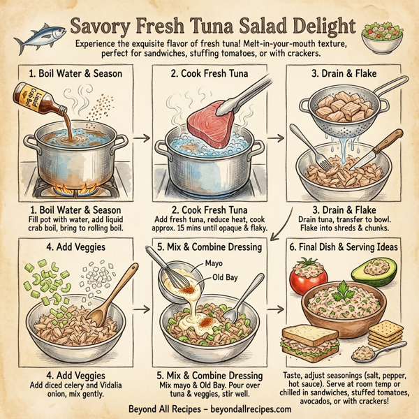 Savory Fresh Tuna Salad Delight instructions