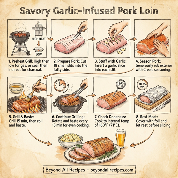 Savory Garlic-Infused Pork Loin instructions